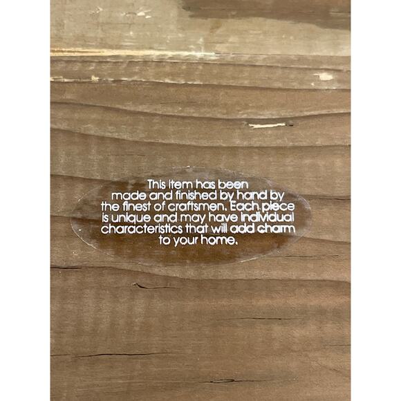 Handmade vintage wooden box BEACH SIGN on top - Picture 7 of 7